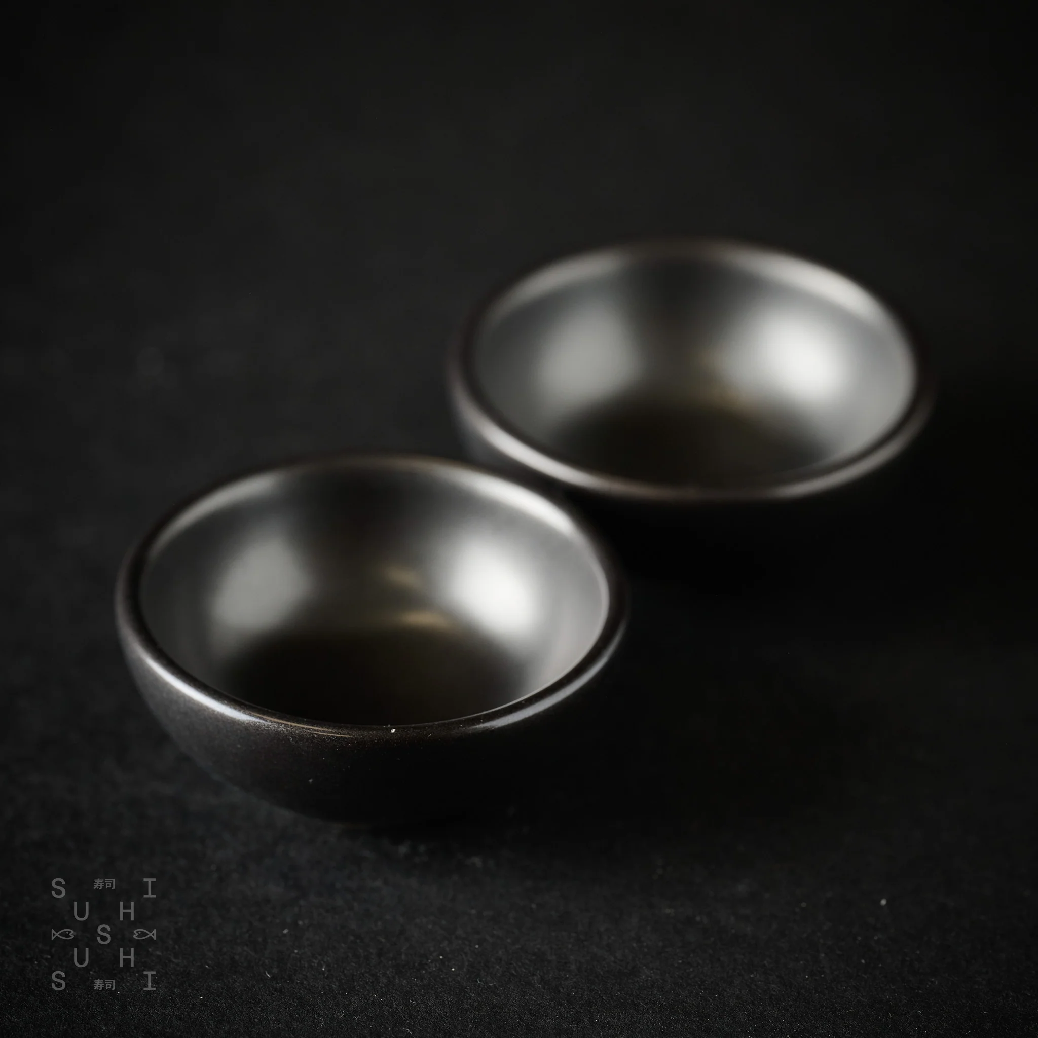 Ceramic Dipping Dish, Grey