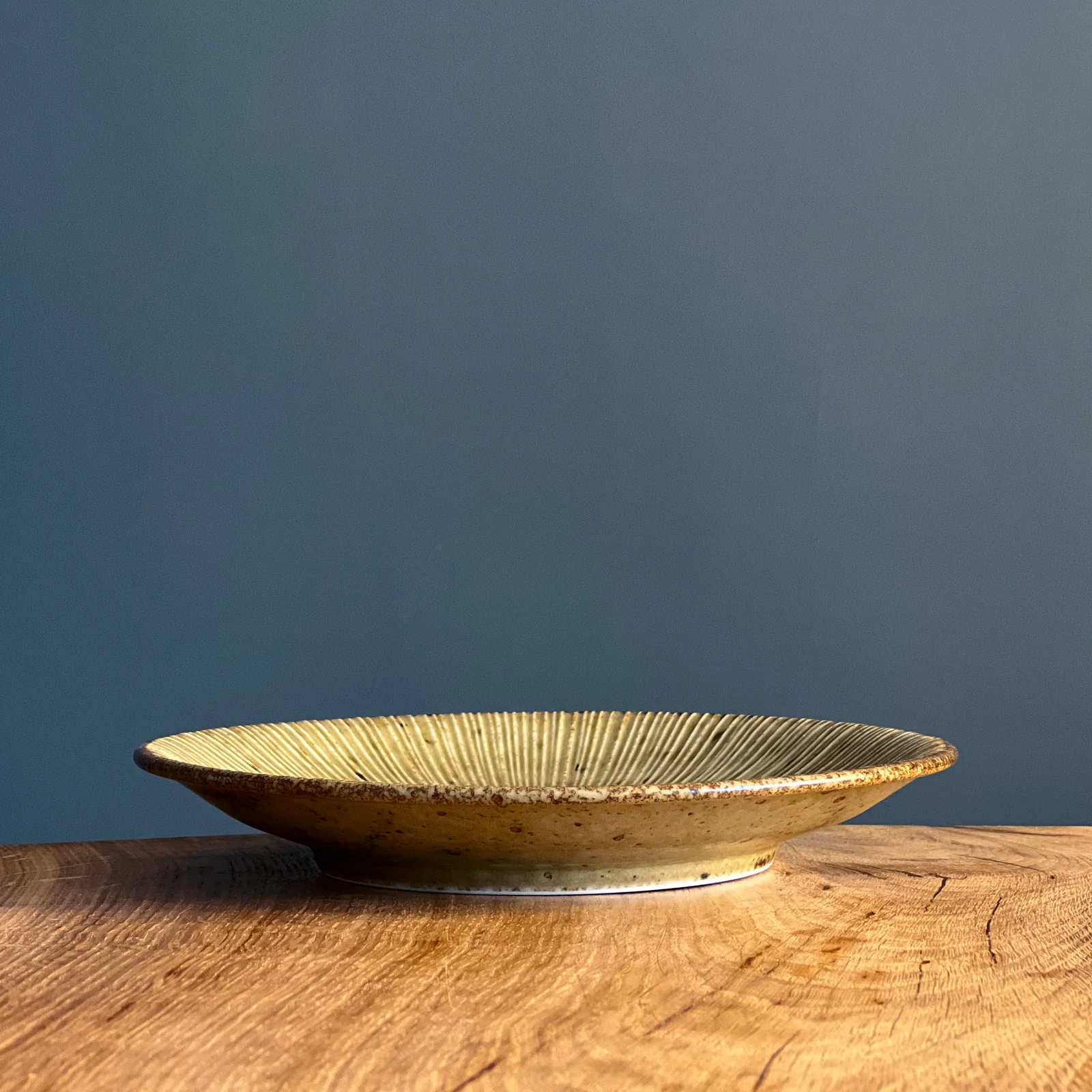 Brown Small Showa Seito Plate 180mm - Image 3