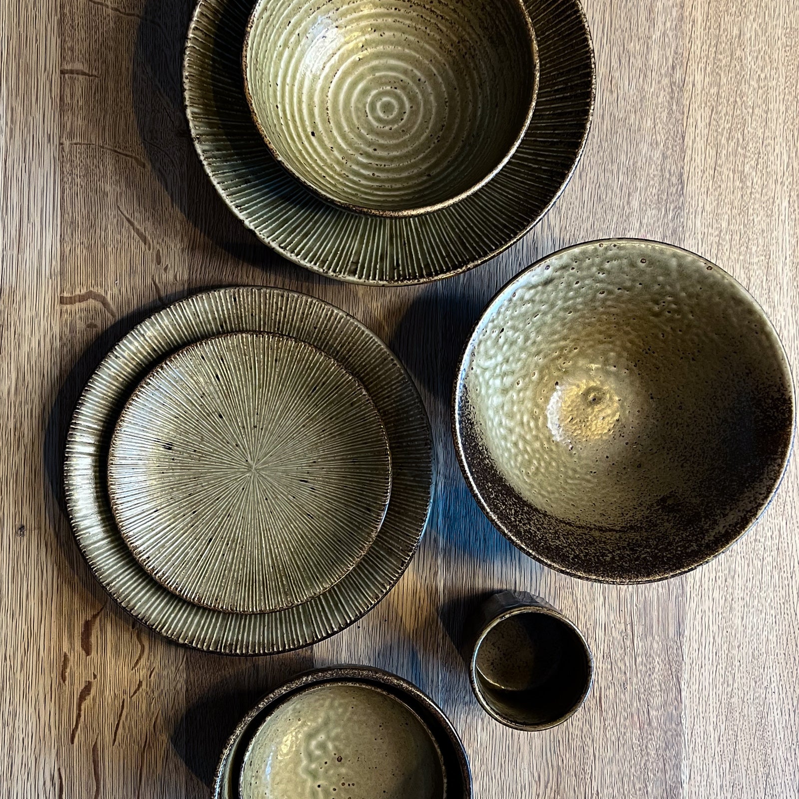 Brown Small Showa Seito Plate 180mm - Image 5