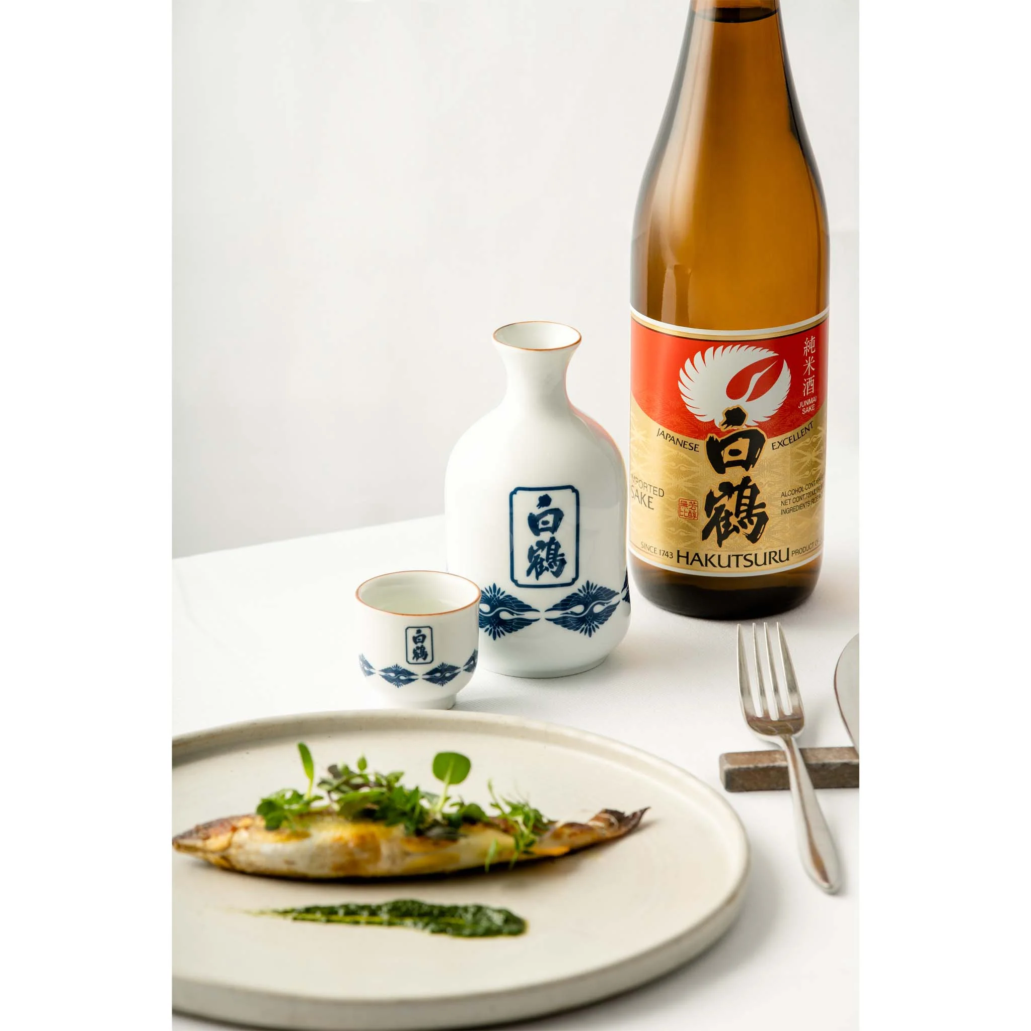 HAKUTSURU - Excellent Junmai Sake 720ml - Image 4
