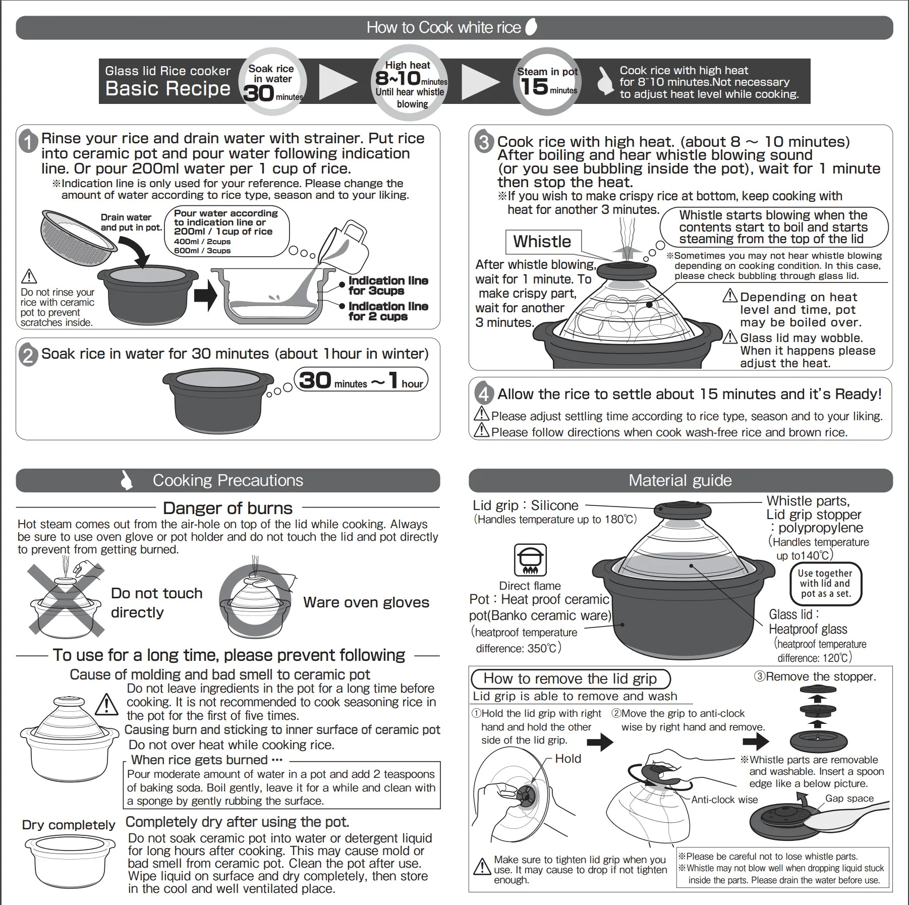 Hario, Rice Cooker, Small - Image 8