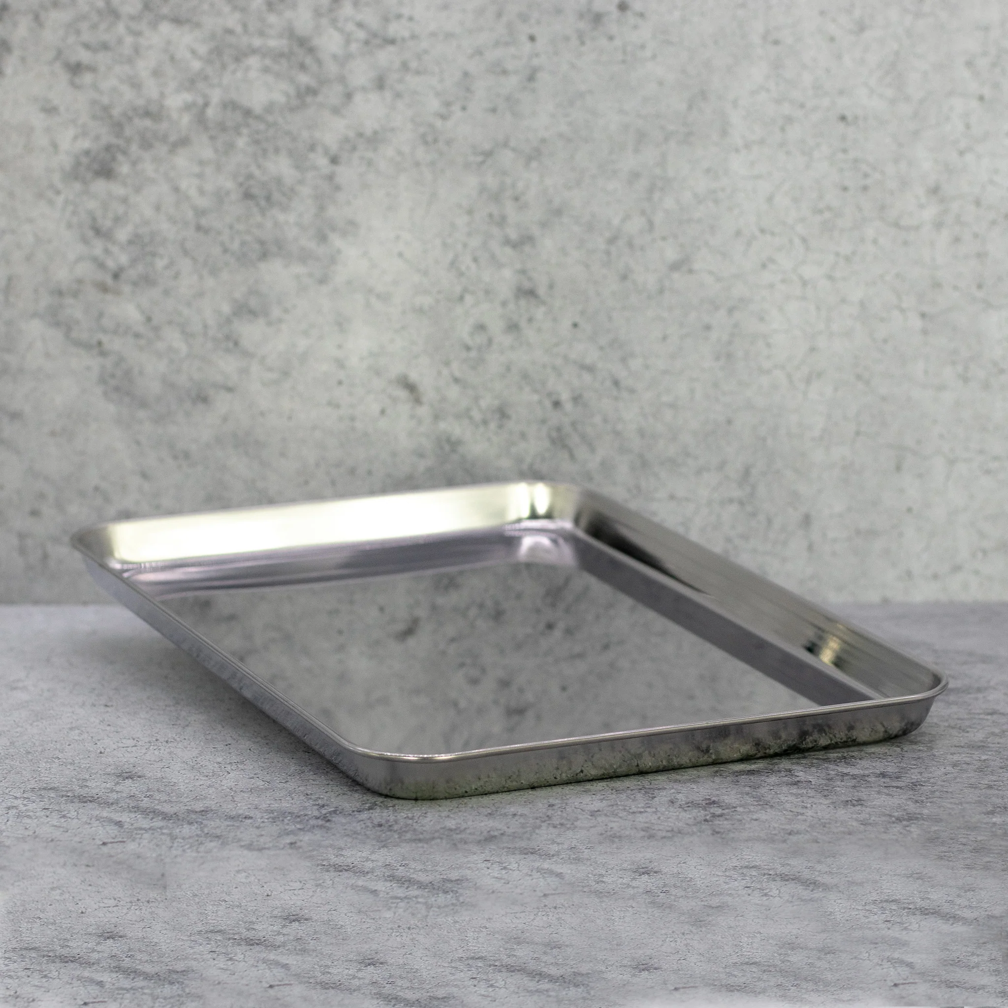 Japanese Stainless Steel Oven Pan / Service Tray, 14", 347x247mm - Image 2