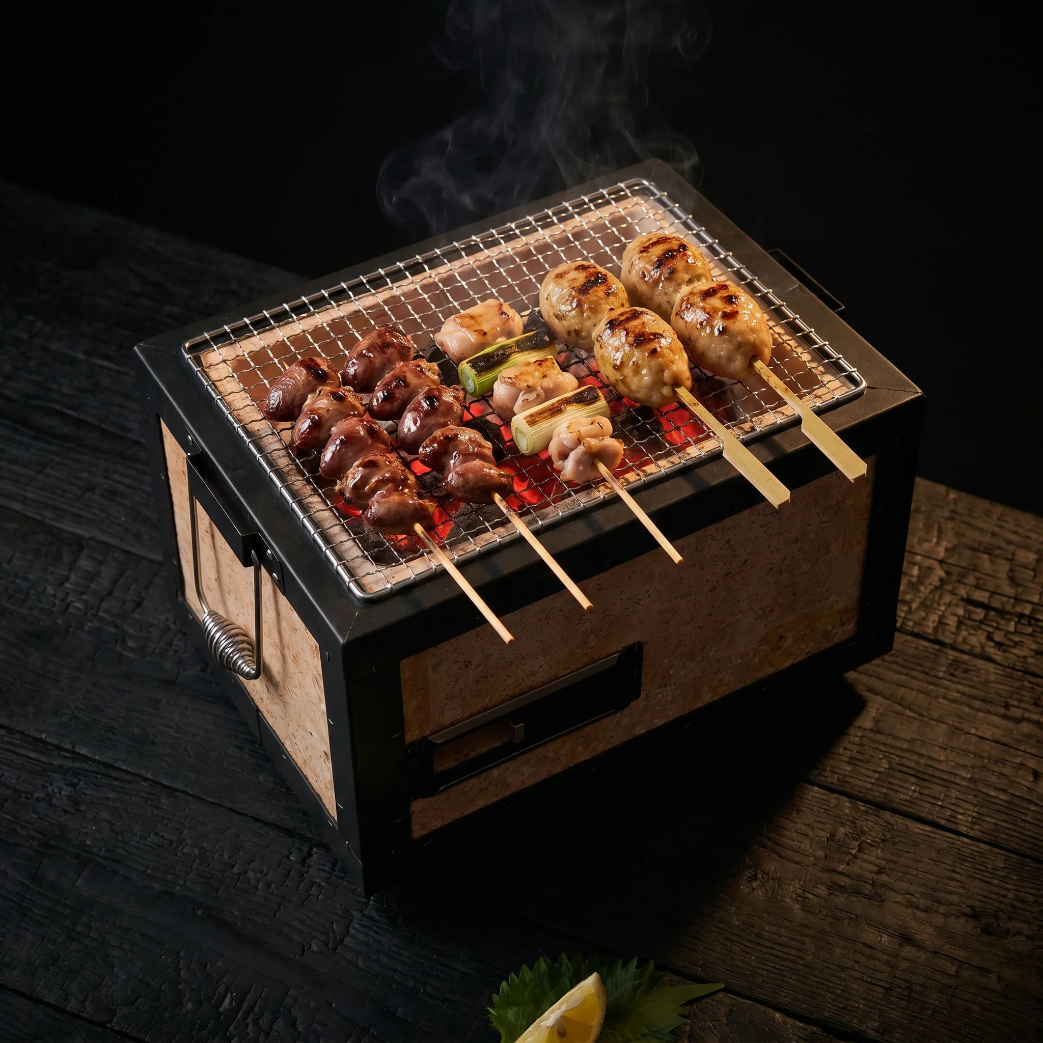 Shokunin, Japanese Charcoal Konro Grill, 310mm - Image 4