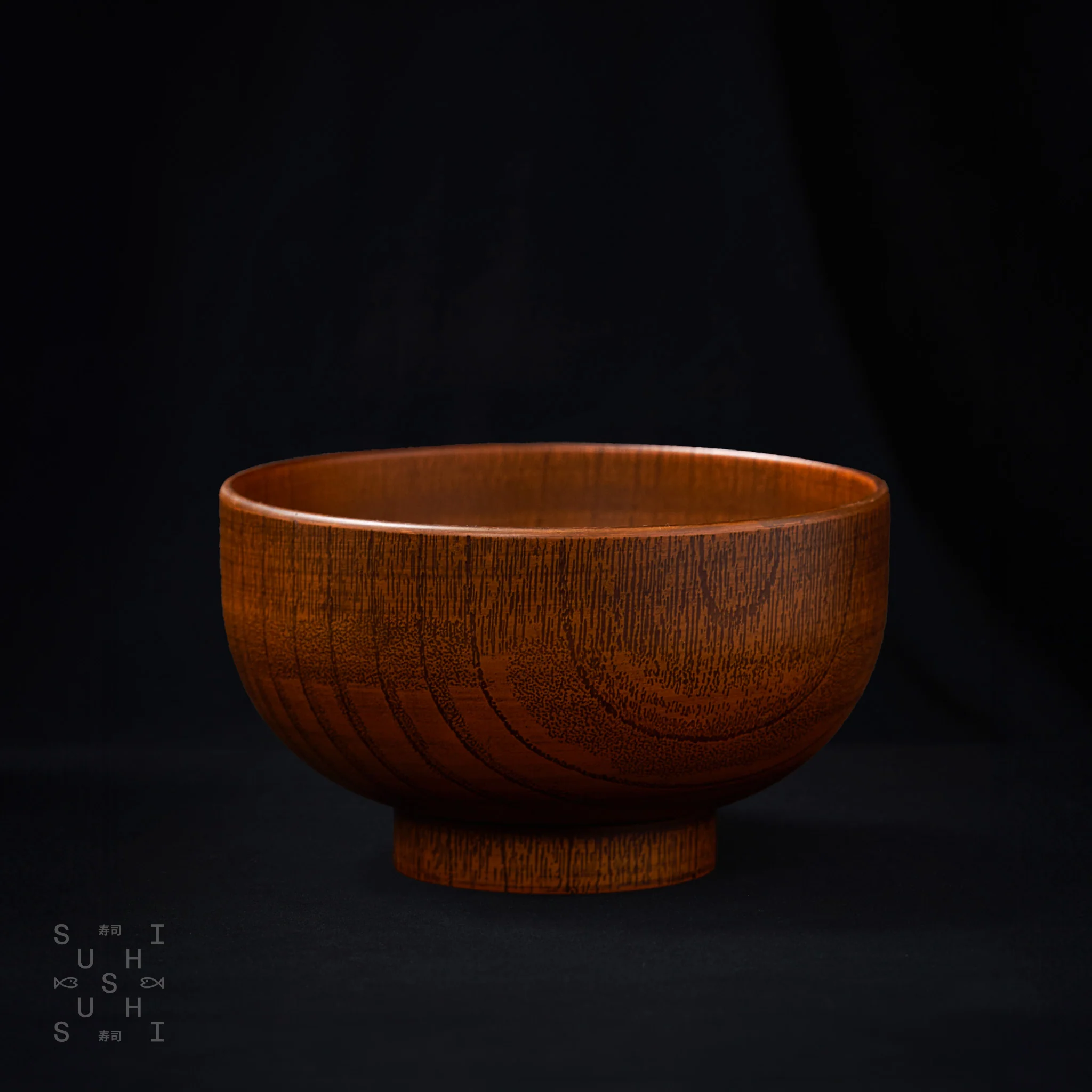 Yasuragi Natural Wooden Effect Miso Soup Bowl 116mm - Image 2