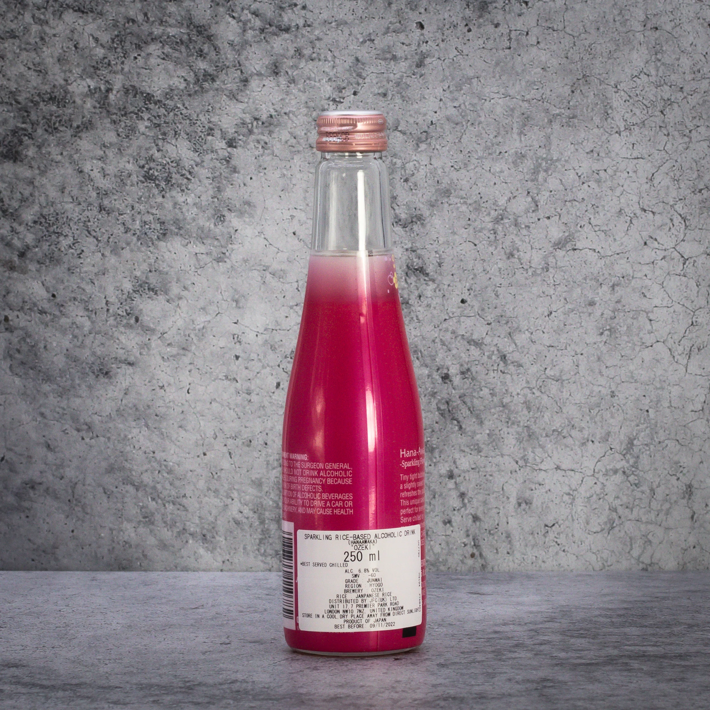 Ozeki, Hana Awaka Sparkling Sake, 250ml - Image 2